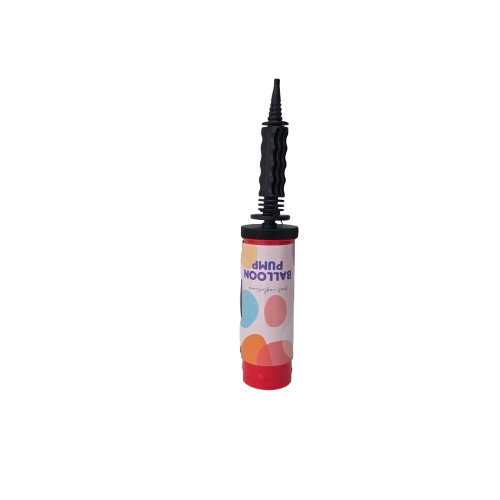 PartyDeco Hand-Luftpumpe Doppelhub (Zeiwege-Luftset)-30 x 5,5 cm