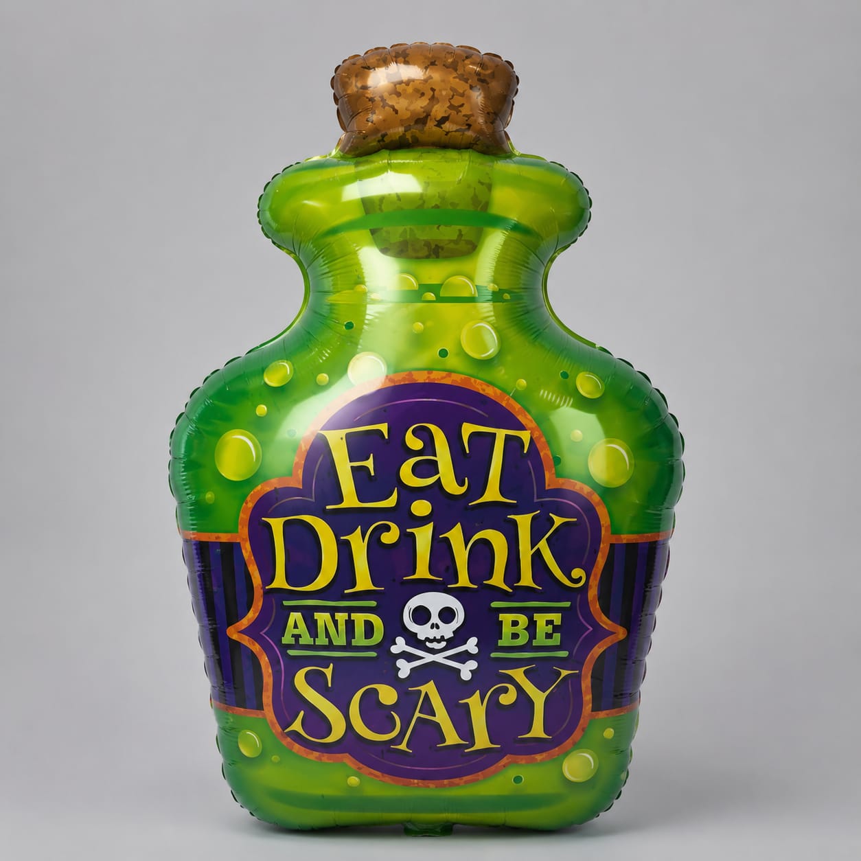 Halloween Folienballon "Zaubertrank-Flasche" - Eat, Drink and Be Scary