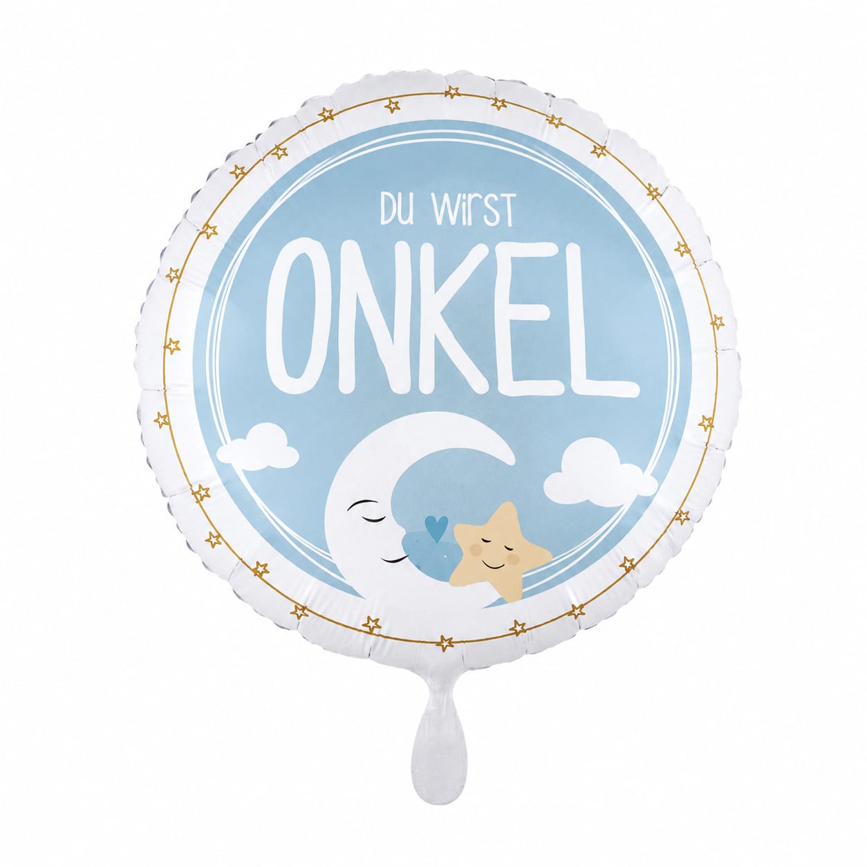 Folienballon "du wirst Onkel" 43 cm- Babyshower & Schwangerschaftsverkündung