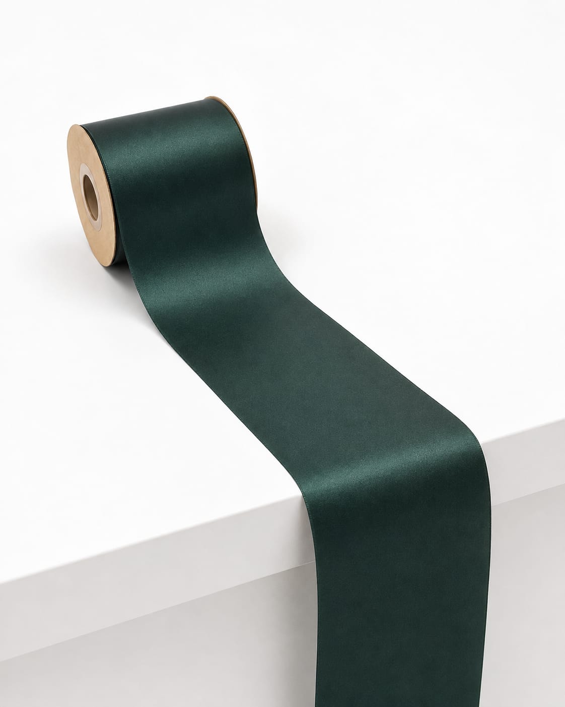 Tischläufer Dunkelgrün – 25 m × 11 cm | Baumwolle
