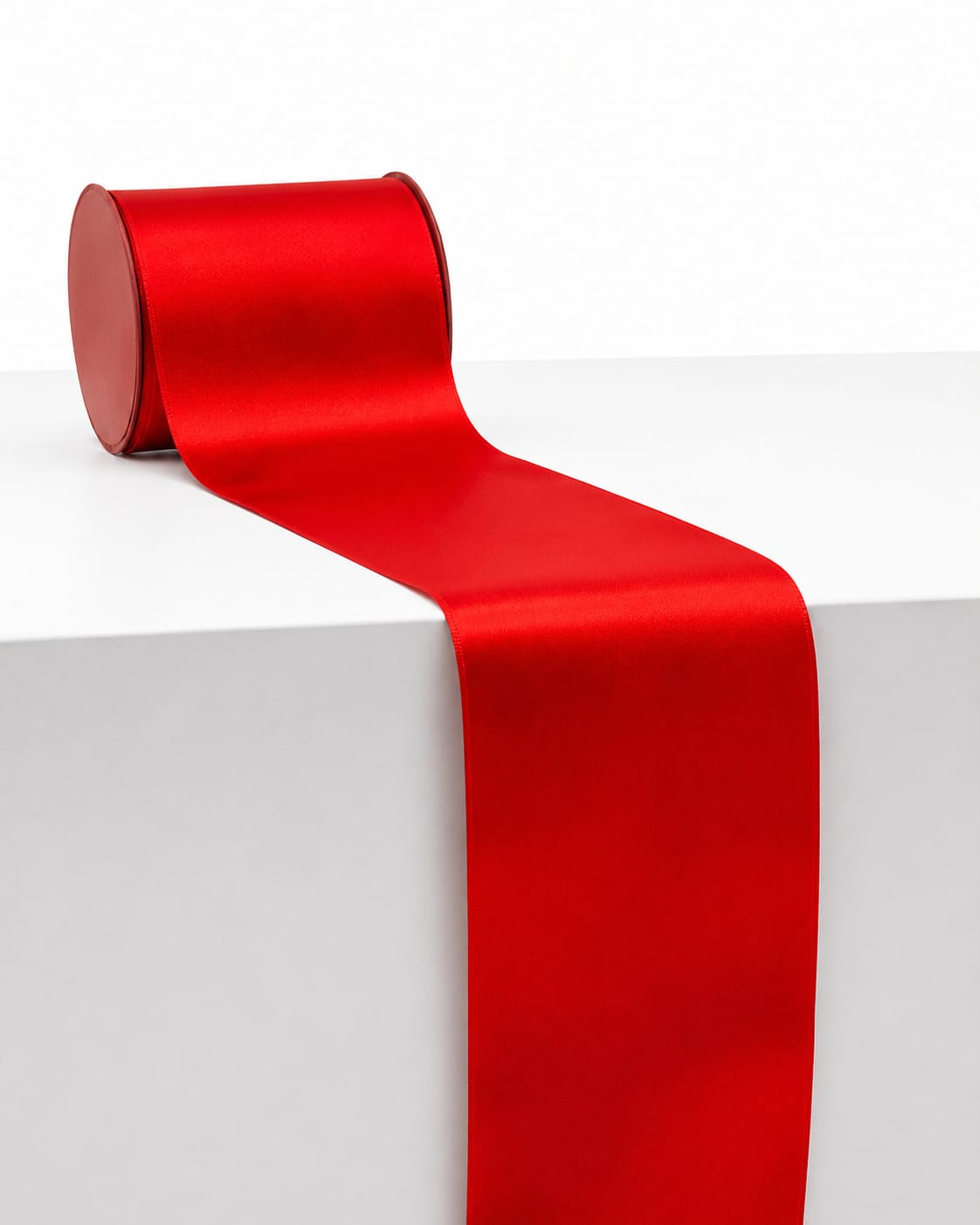Tischläufer Rot – 25 m × 11 cm | Baumwolle