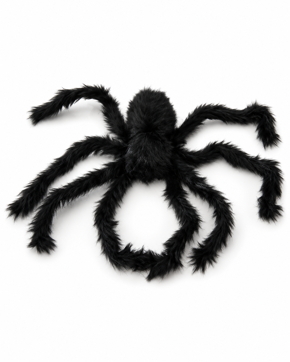 Große Deko-Spinne Schwarz - 70 cm Halloween Dekoration