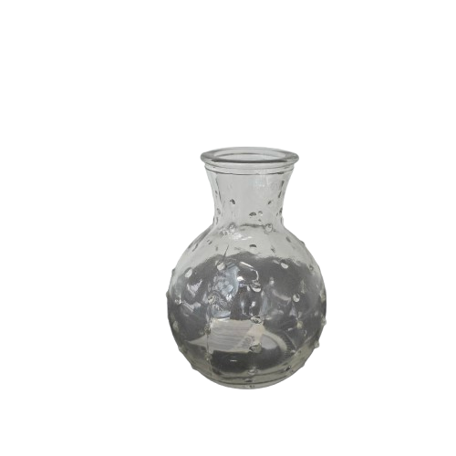 Dekovase Klar Glas - 6 Sortierte Formen, H. 12-14 cm