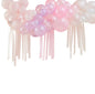 Ballonbogen mit Luftschlangen in Pastell & Pearl