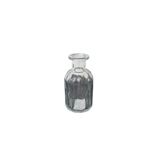 Dekovase Klar Glas - 6 Sortierte Formen, H. 12-14 cm