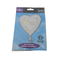 Folienballon Herz Alles Gute zur Hochzeit - Weiss & Gold