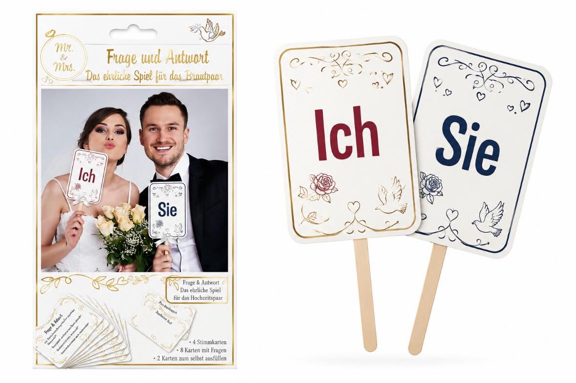 Hochzeitsspiel Frage & Antwort - das ehrliche Spiel für das Brautpaar