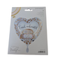 premioloon XXL Folienballon Herz – "Frisch verheiratet" (43 cm)