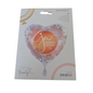 premioloon XXL Folienballon Herz – "Ja! Glückwunsch zur Hochzeit" (43 cm)