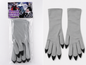 Vampir-&Zombie-Handschuh Grau-Halloween Kostümhandschuh mit Krallen