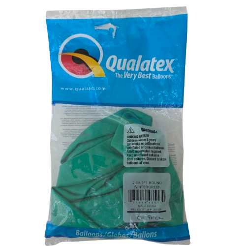 Qualatex Jumbo Luftballon Wintergreen 90cm-2m