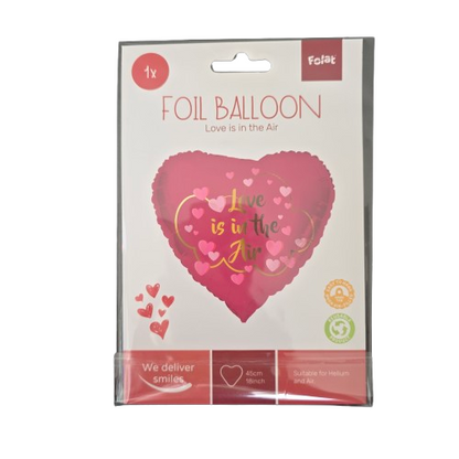 Herzballon "Ich Liebe Dich" Pink - 45 cm