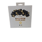 PartyDeco DIY-Ballongirlande Schwarz-Gold (Luftballon-Bogen) -2m(60 Ballons)