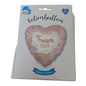 RS Folienballon Herz – "Traumpaar" (46 cm)