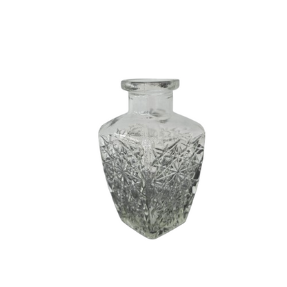 Dekovase Klar Glas - 6 Sortierte Formen, H. 12-14 cm