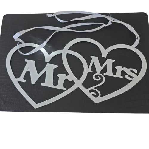 Metall Dekohänger„Mr & Mrs“
