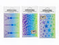 Airbrush-Glitter-Tattoo Schablonen,3 -teilig