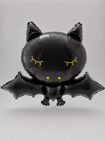 Halloween Folienballon "Fledermaus" Schwarz - Niedliches Bat Design