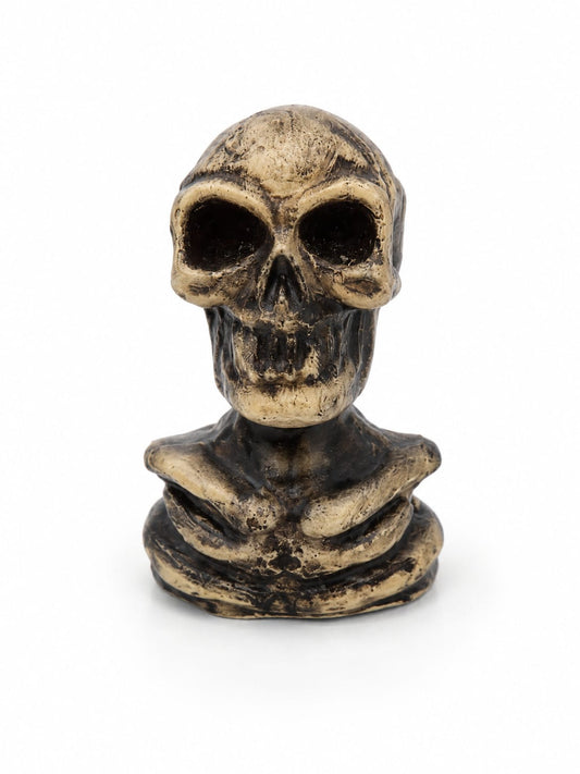 Totenkopf-Kerze-Gruselige Halloween-Dekoration
