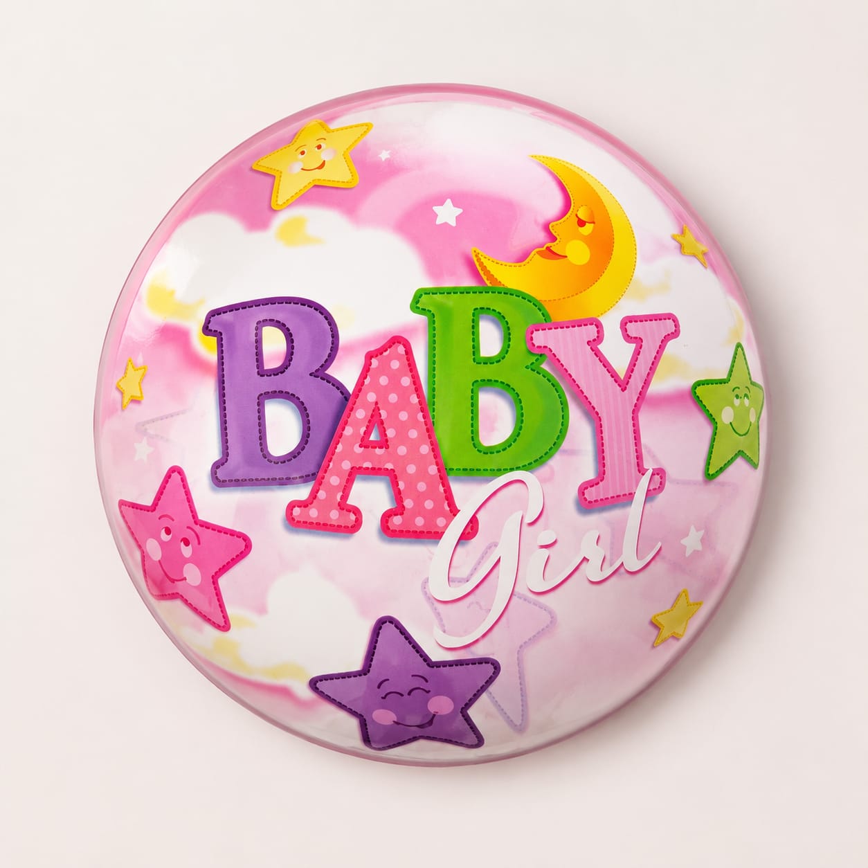 Qualatex Bubble,,Baby Girl"(56 cm)