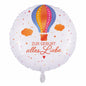 Folienballon,,Zur Geburt -Alles Liebe" 43cm / Heißluftballon Design