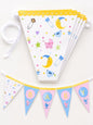 Wimpelkette,,Baby"-Pastel Baby Shower Deko,3m