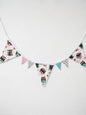 Stoff-Wimpelkette Eulen-3,5m Partydeko