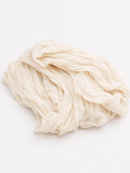 Tischläufer Musselin Creme – 90 x 300 cm