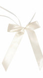 Deko-Schleife Weiß – 10 cm | Hochzeit & Event