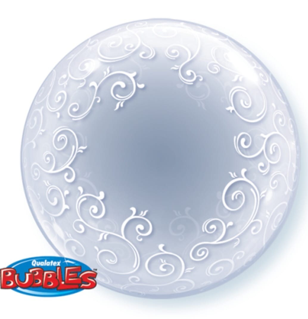Deko Bubble Ballon Transparent - Runder Folienballon