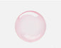 Anagram Crystal Clear Luftballon - Rund, Transparent (Dark Pink)-18-22Zoll (45-56 cm )