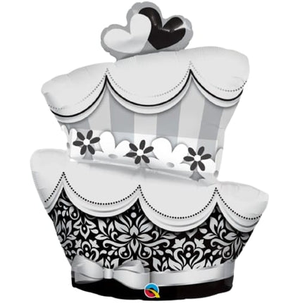 Qualatex „Fun & Fabulous Wedding Cake“ Supershape XL Folienballon (Hochzeitstorte)