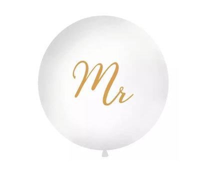 PartyDeco „Jumbo Ballon Mr“ XXL Latexballon