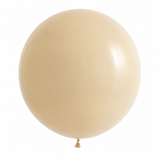 Jumbo Luftballon Beige – XXL Riesenballon aus Latex (1 Meter)