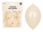 Linking Ballons Creme 13" - 20 Stueck