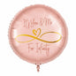 Folienballon "It's You & Me For Infinity" Rosegold - 45 cm