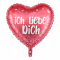 Herzballon "Ich Liebe Dich" Rot - 45 cm