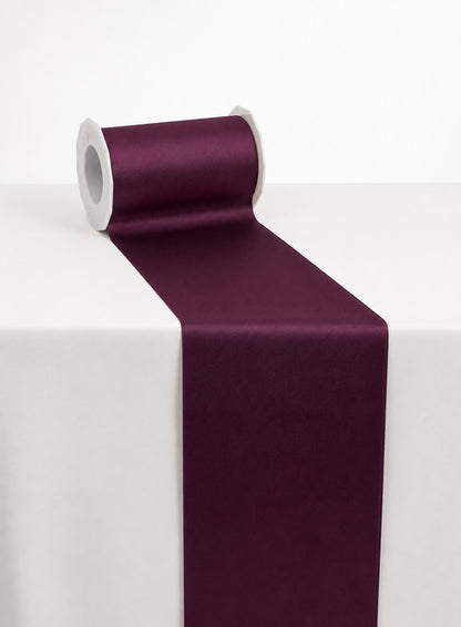 Tischläufer Dunkelviolett – 25 m × 11 cm | Baumwolle