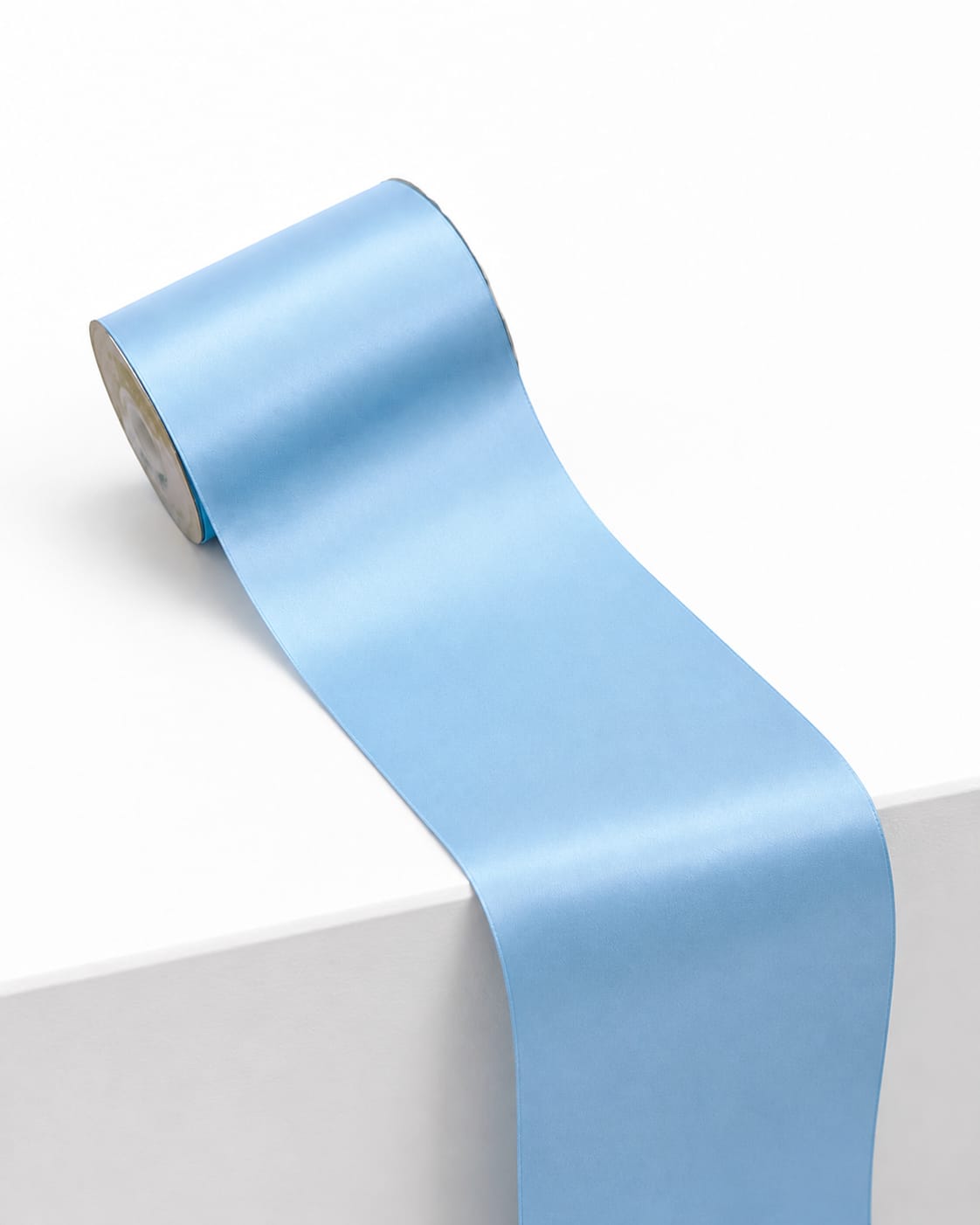 Tischläufer Hellblau – 25 m × 11 cm | Baumwolle