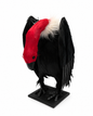 Halloween-Geier mit rotem Kopf - Dekofigur Premium