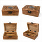 Mandala Holzbox Vintage – Geschnitzte Schatulle